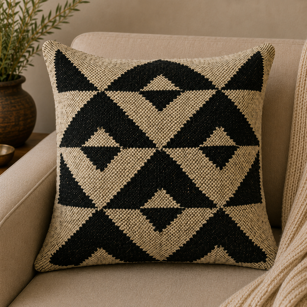 Thunderbird Kilim Cushion Cover